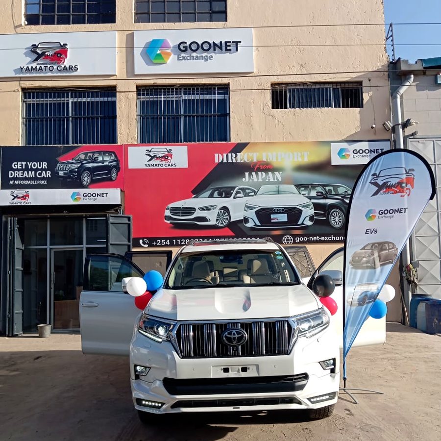 Toyota Prado on delivery day